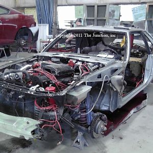 Taking it apart.