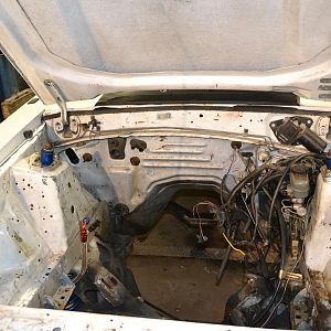Old Engine bay