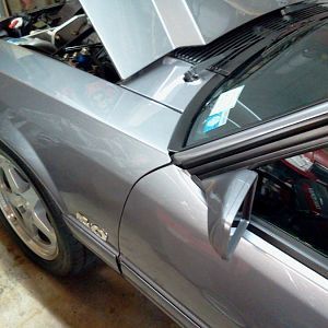 Flawless. lazer straight stealth gray metallic paint